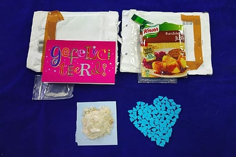 Drugs worth Rs seven lakh hidden in courier packets seized at Chennai airport