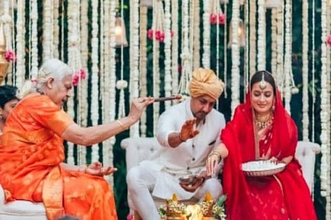 Dia Mirza's wedding ceremony used 'completely biodegradable' material