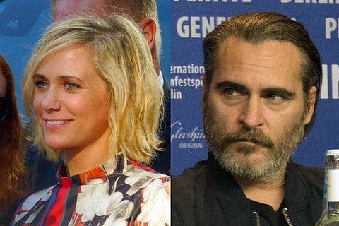 Kristen Wiig and Joaquin Phoenix