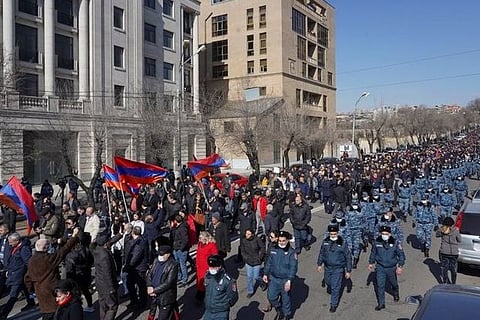 Armenian president refuses to fire armed forces chief at center of political crisis