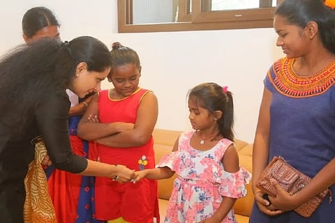 KCR's daughter helps loan app victim's family