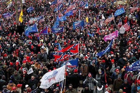 Trump Supporters at Washington Protest (Photo: Reuters)