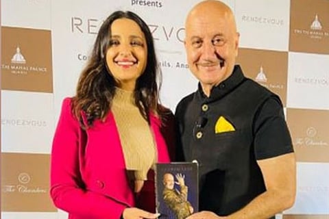 Parineeti Chopra and Anupam Kher