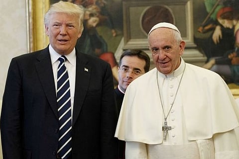 Donald Trump and Pope Francis (Photo: Reuters)