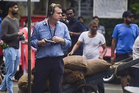 File photo: Christopher Nolan during his shoot