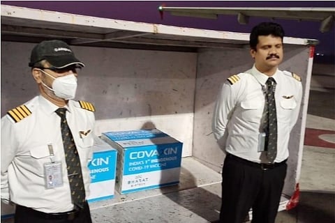 Airlines transport Bharat Biotech's Covaxin to 11 cities