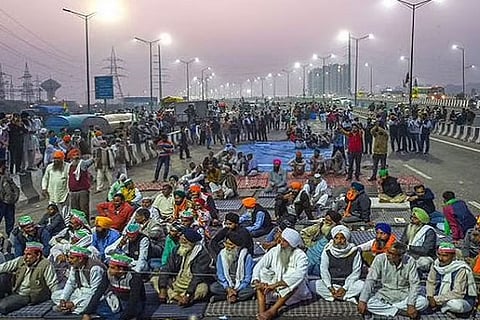 Farmers' protest enters 50th day amid biting cold, fog