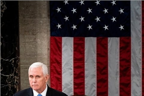 Source: Reuters; US vice President Pence