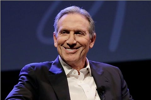 Source: Reuters; Former CEO Howard Schultz of Starbucks