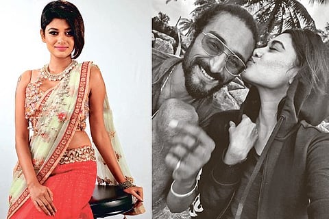 Oviya with her boyfriend