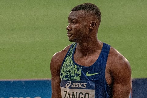 Burkina Faso's Zango breaks world indoor triple jump record