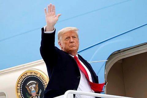 In farewell address, Trump urges prayers for next administration without mentioning Biden