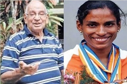File photo: Nambiar is the famous coach of legendary woman athlete P.T. Usha.