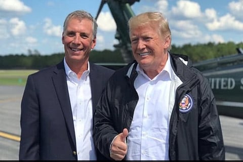 Tom Rice and Donald Trump (Photo Courtesy: Twitter/ @RepTomRice)