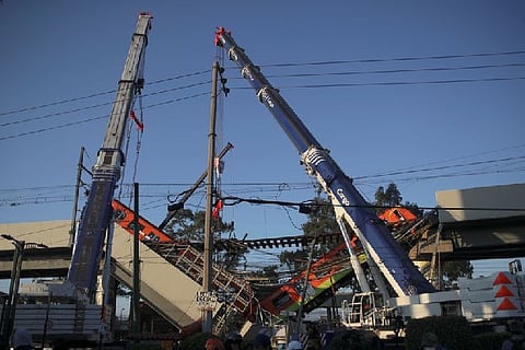 Mexico City boosts funds for families of train collapse victims