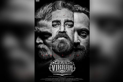 'Vikram' first-look poster features Kamal Haasan with Fahadh Faasil, Vijay Sethupathi