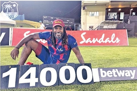 Chris Gayle broke another record in a stellar career