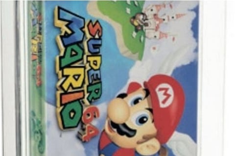 Super Mario 64 video game sells for USD 1.56 million