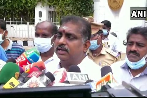 Puducherry Home and Education minister A Namassivayam (Photo: ANI)