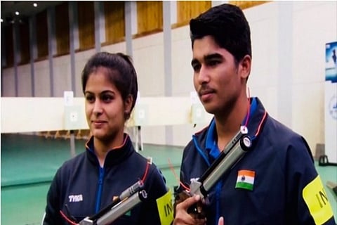 File photo: ANI; Saurabh Chaudhary and Manu Bhaker