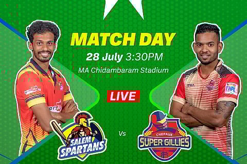 TNPL 2021: Chepauk Super Gillies elect to bowl against Salem Spartans