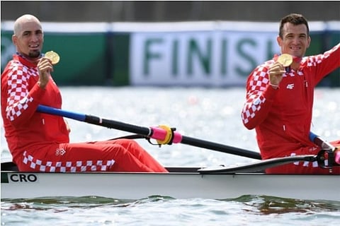 Martin Sinkovic and Valent Sinkovic of Croatia (Credit: Reuters)