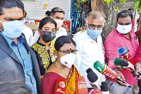 Members of the committee probing the sexual harassment case at PSBB school in Chennai