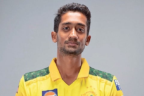 R Sai Kishore, newly-selected India net bowler
