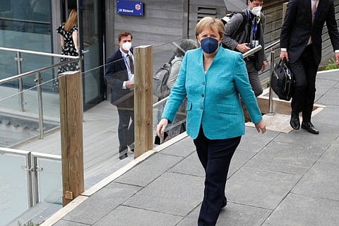 Germany’s Merkel urges pragmatic approach to Northern Ireland