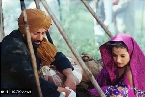 Image source: Screenshot of the video tweeted by Sunny Deol