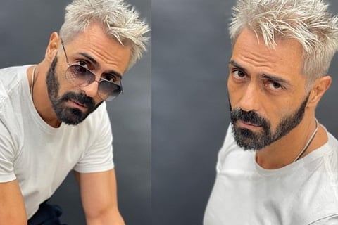 Arjun Rampal flaunts platinum blonde hair