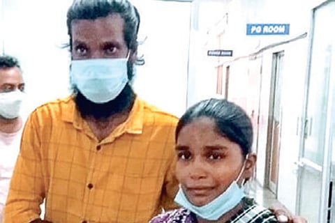 The couple who lost their child at Dharmapuri GH on Sunday