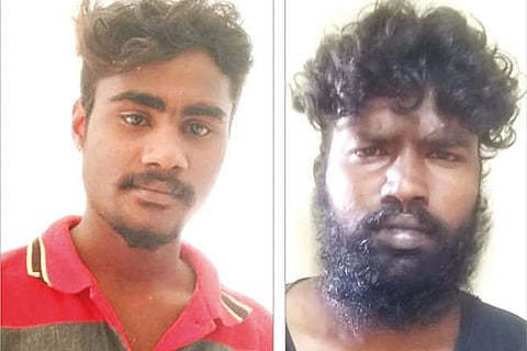 Victim Ajith Kumar and accused Edwin (Karg)