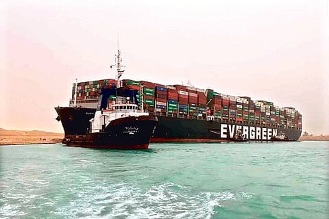 Early agreement reached in dispute over Suez Canal ship