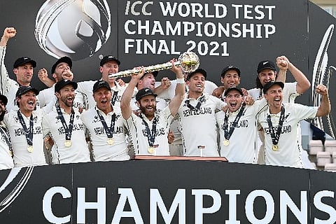 Mission accomplished! Image Courtesy: Twitter - @BLACKCAPS