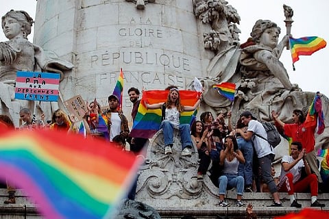 Thousands march in Paris' first LGBT pride since lockdown