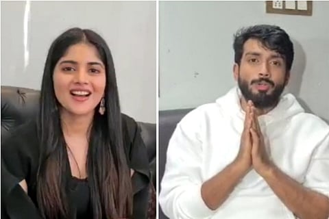 A clip from the video