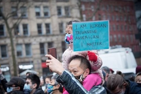 Hundreds in NY rally against anti-Asian hate