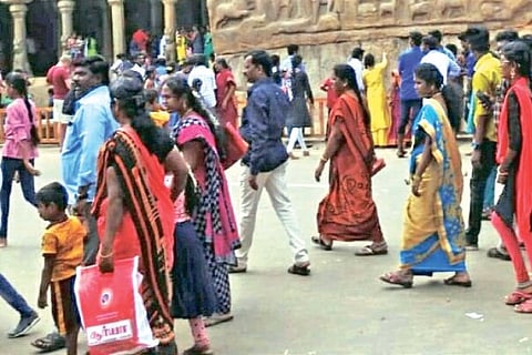 A number of women were in for a surprise when they got a free entry on Monday