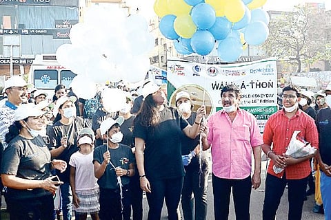 Mehta Hospital organised an awareness walkathon at Elliots Beach.