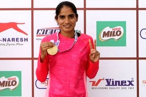 Savita elated on winning maiden senior women's 10,000m gold