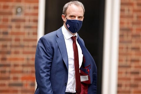 Britain's Raab says EU threat of COVID-19 vaccine export ban breaks assurances
