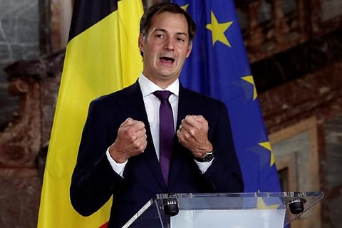 Belgian Prime Minister Alexander De Croo. Image Courtesy: Reuters