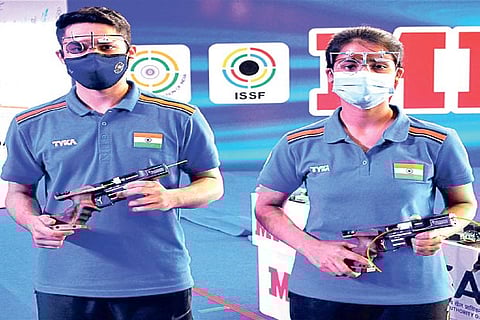 Indian shooters excelled in the Shooting World Cup