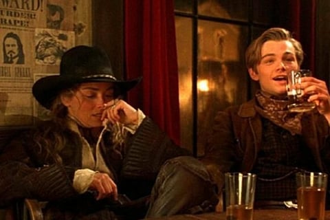 Sharon Stone and  Leonardo DiCaprio from the movie The Quick and the Dead