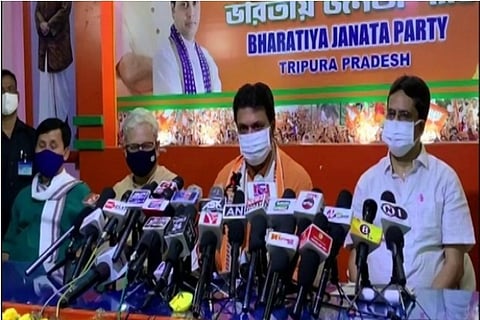 Source: ANI; Tripura Chief Minister Biplab Kumar Deb