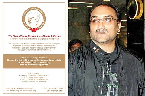 Aditya Chopra launches initiative to support daily wage earners