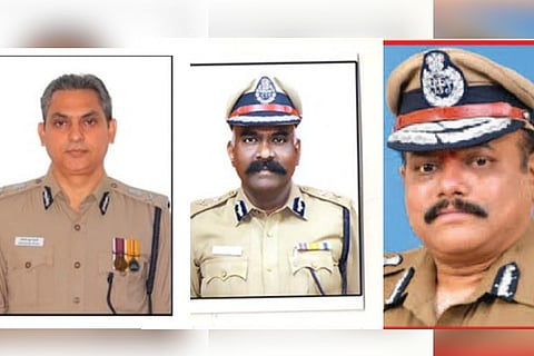 (from left) Tr. Sankar Jiwal, IPS, Davidson Devashirvatham , ADGP, P Thamaraikannan ADGP