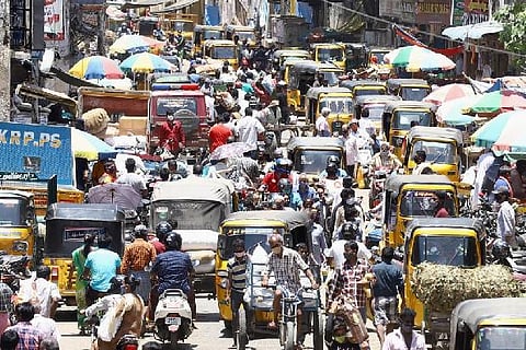 WATCH: Crowd at Kothaval Chavadi market on Sunday