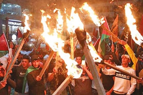 Israel’s Arab allies walk diplomatic tightrope